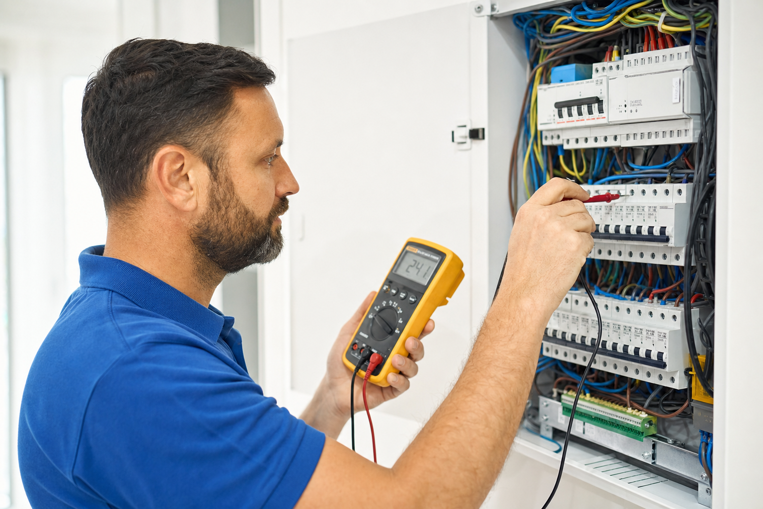 Elektricien aan het werk in Utrecht